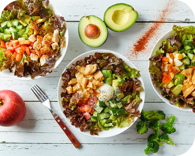 chopped salad garden